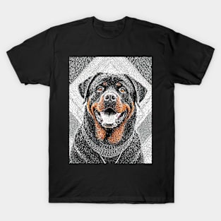 Dog Portrait - Rottweiler T-Shirt